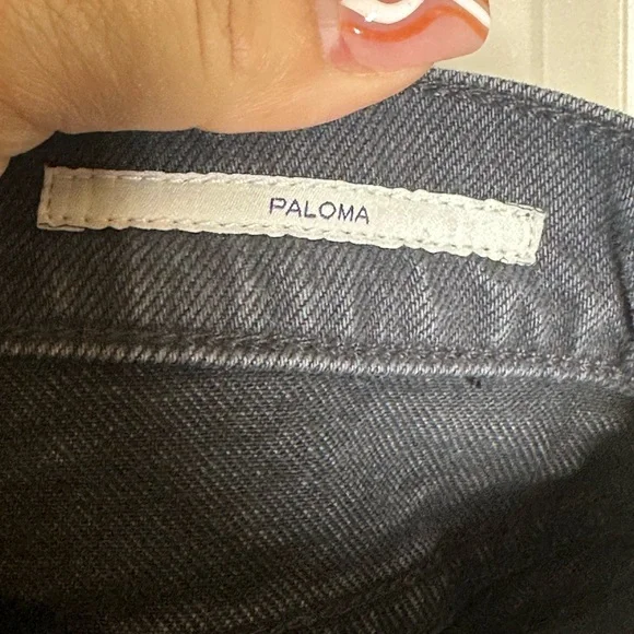 Citizens of Humanity Paloma Hi- Rise Wide Leg Baggy Black Jeans, Size 31